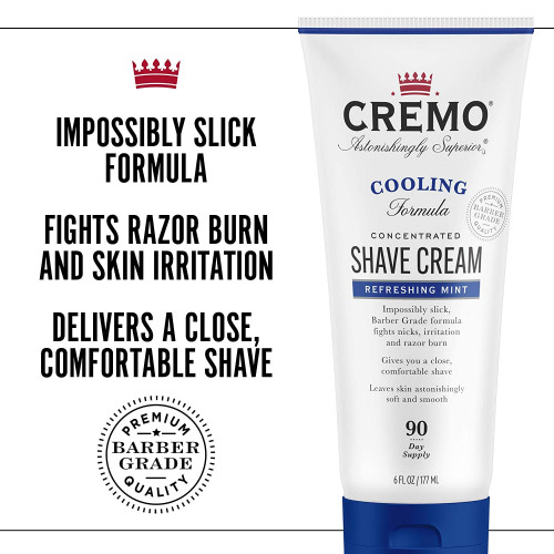 Cremo Cooling Shave Cream Refreshing Mint 6oz. 00408