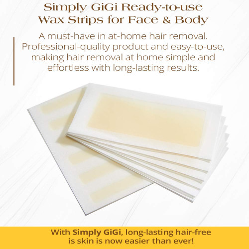 Simply Gigi Ready To Use Wax Strips For Face & Body 0309 5