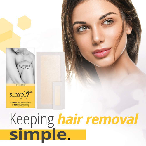 Simply Gigi Ready To Use Wax Strips For Face & Body 0309