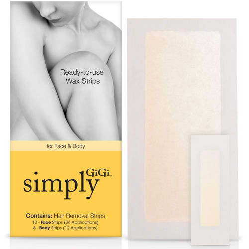 Simply Gigi Ready To Use Wax Strips For Face & Body 0309