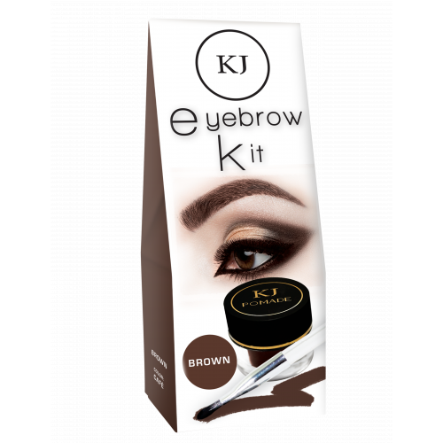 Gel Para Cejas KJ Brown Eyebrow Kit 7506289930289