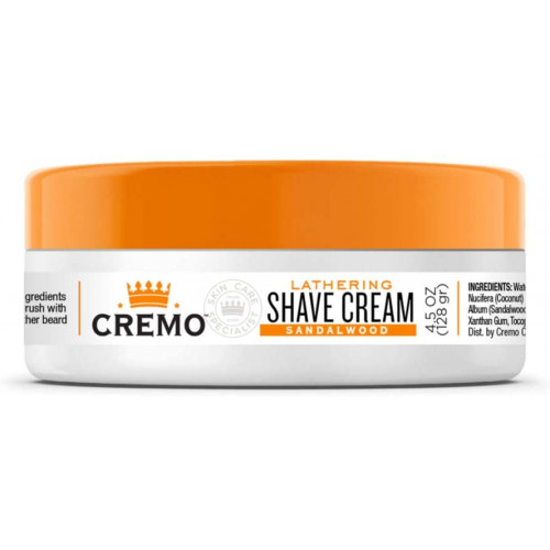 Cremo Lathering Shave Cream Sandalwood 4.5oz. 00426