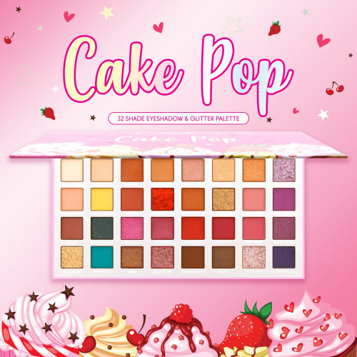 Paleta De Sombras Amor US Cake Pop Con 32 Colores CO-CPES1 4