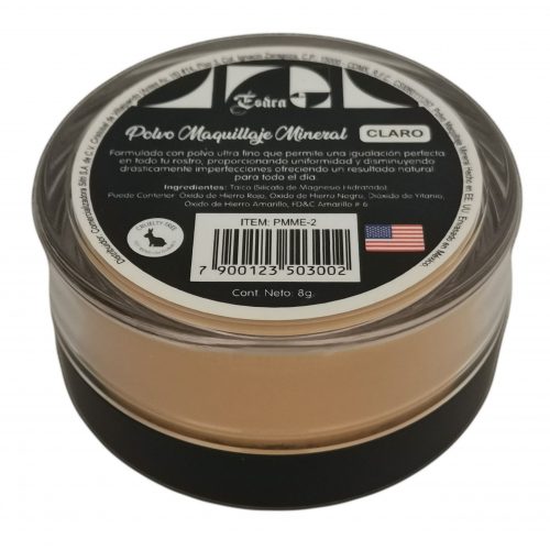 Maquillaje En Polvo Mineral Esdra Proffesional Claro PMME2