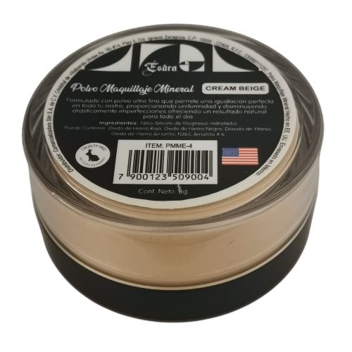 Maquillaje En Polvo Mineral Esdra Proffesional Cream Beige PMME4