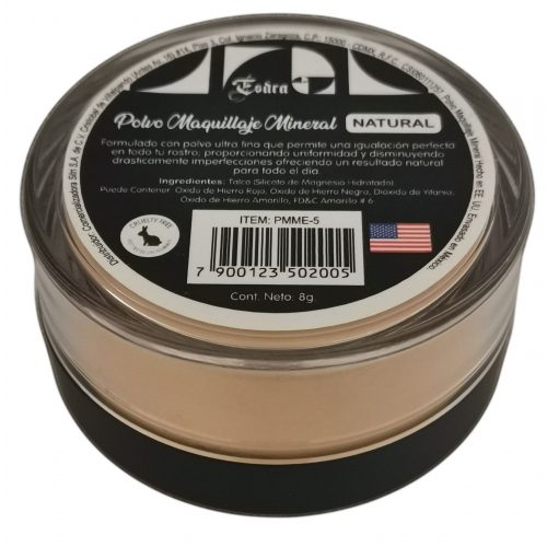 Maquillaje En Polvo Mineral Esdra Proffesional Natural PMME5