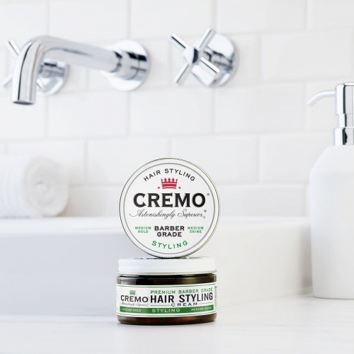 Cremo Hair Styling Medium Hold Cream 4oz