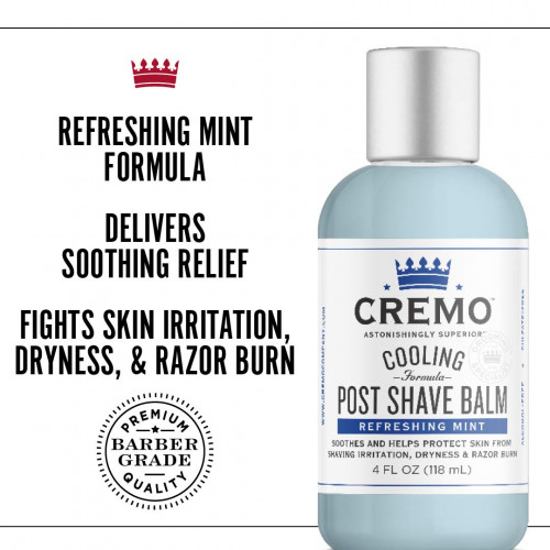Cremo Cooling Post Shave Balm 4oz