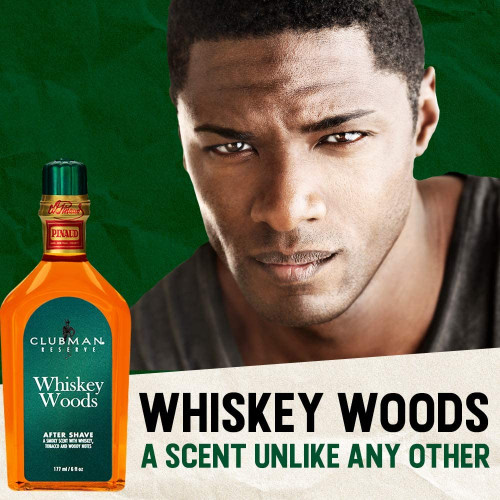 Whiskey Woods After Shave Lotion Clubman Reserve 6oz. 01107