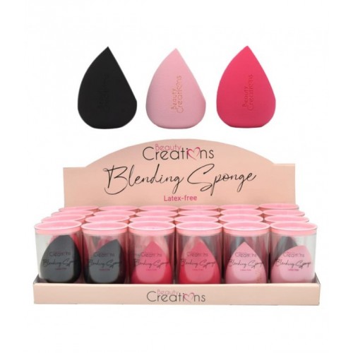 Beauty Creations Pink Blending Sponge Set De Esponjas Para Maquillaje III