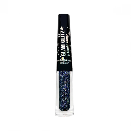 Italia Glam Glitz Liquid Glitter Delineador De Ojos 2308-A 04 Blue Black Holographic