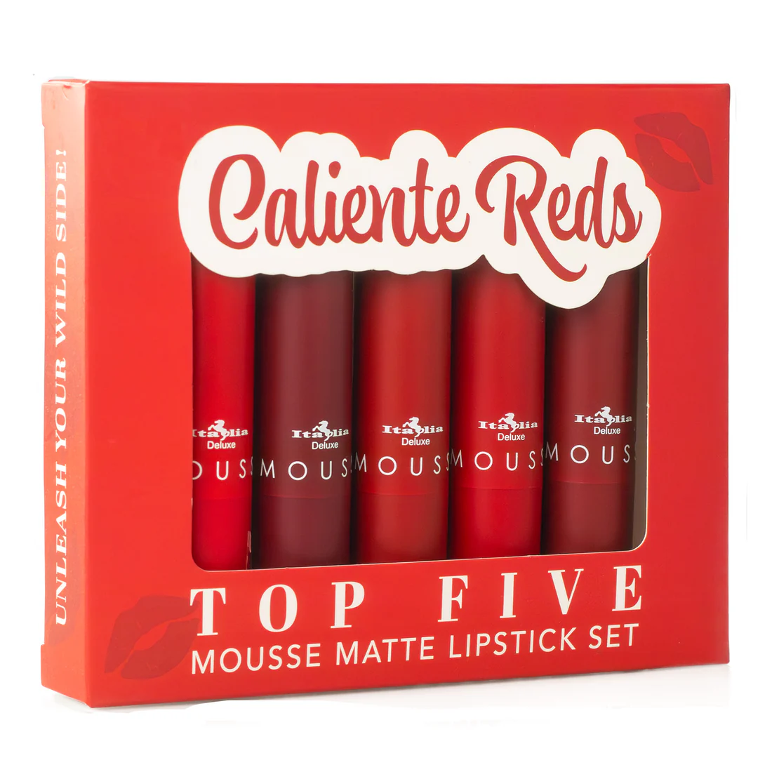 Italia Deluxe Set Labial Matte 191-S2 Caliente Reds c/3 pz.