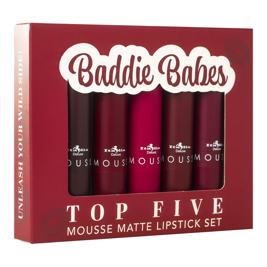 Italia Deluxe Set Labial Matte 191-S7 Baddie Babes c/3 pz.