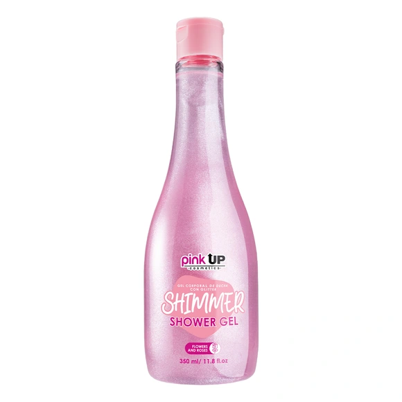 Pink Up Shimmer Shower Gel PKSK24 Flowers And Roses c/3pz.