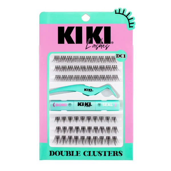 Kiki Lashes Pestaña Double Clusters c/3 pz.