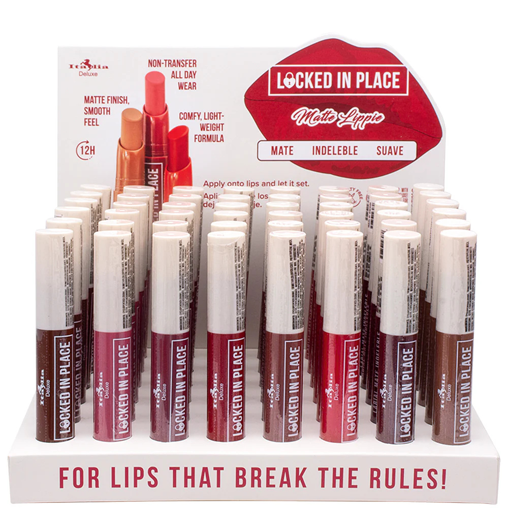 Italia Deluxe Labial Matte Indeleble 193LPL c/48 pz.