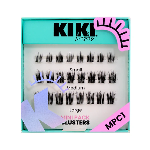 Kiki Lashes Mini Pack Clusters c/3 pz.